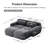 80.3" U-Shaped 2-Seater Sofa with Ottoman-1179950352