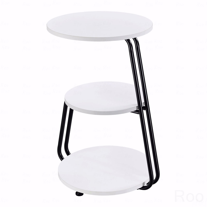 3-Tier Round Accent Side Table