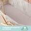 Safe Nights Moses Basket Fitted Sheet 2 Pack-1483901243