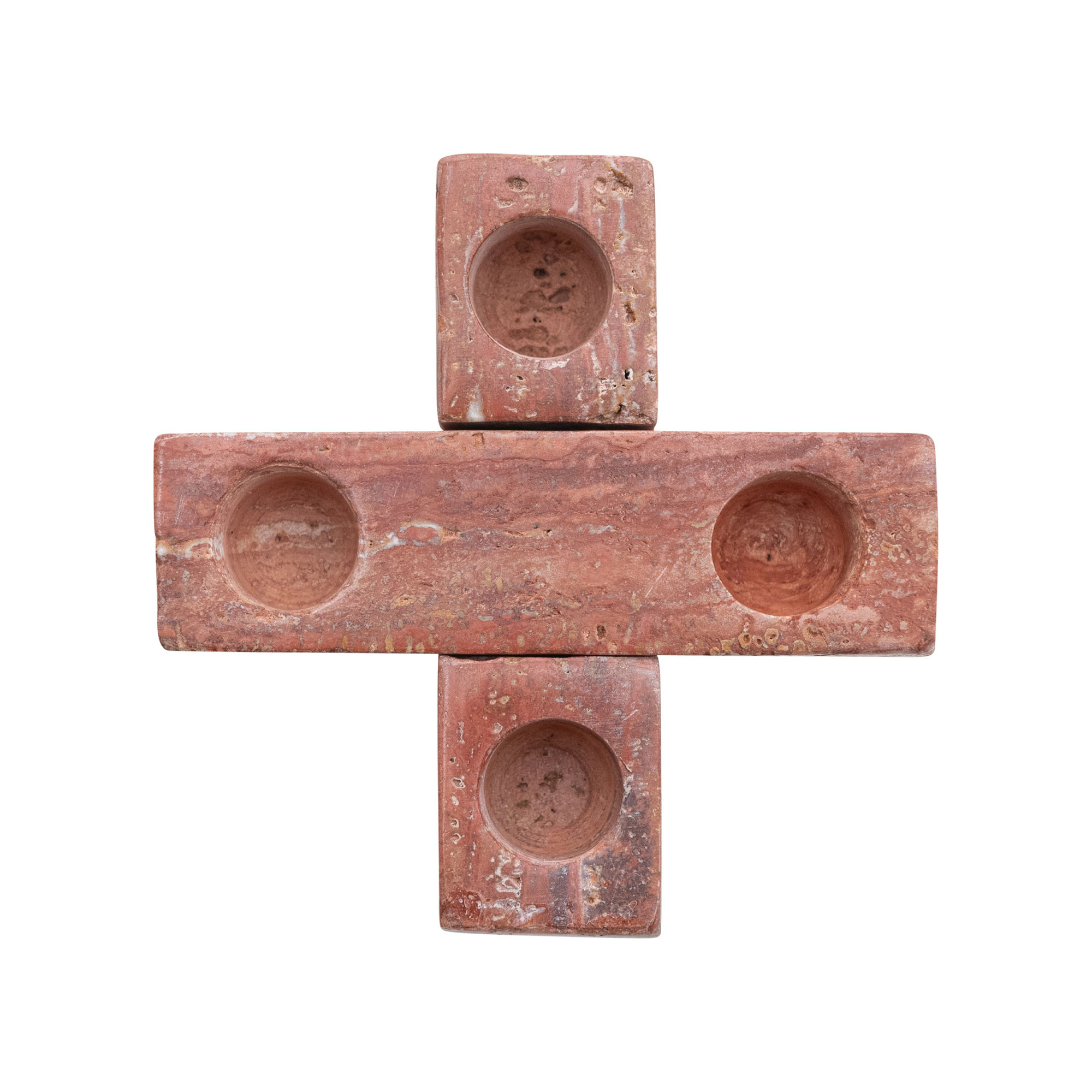 Travertine Interlocking Taper Holder