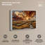 "Amber Flux II", impression fantaisiste sur toile par Art Remedy, cadre blanc, 45 x 36-94636673-94636675