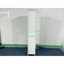 Armoire de salle de bain 66,92 "de hauteur avec tablettes réglables - 1 porte mince autoportante pour la maison, la salle de bain, la cuisine, le solarium blanc
