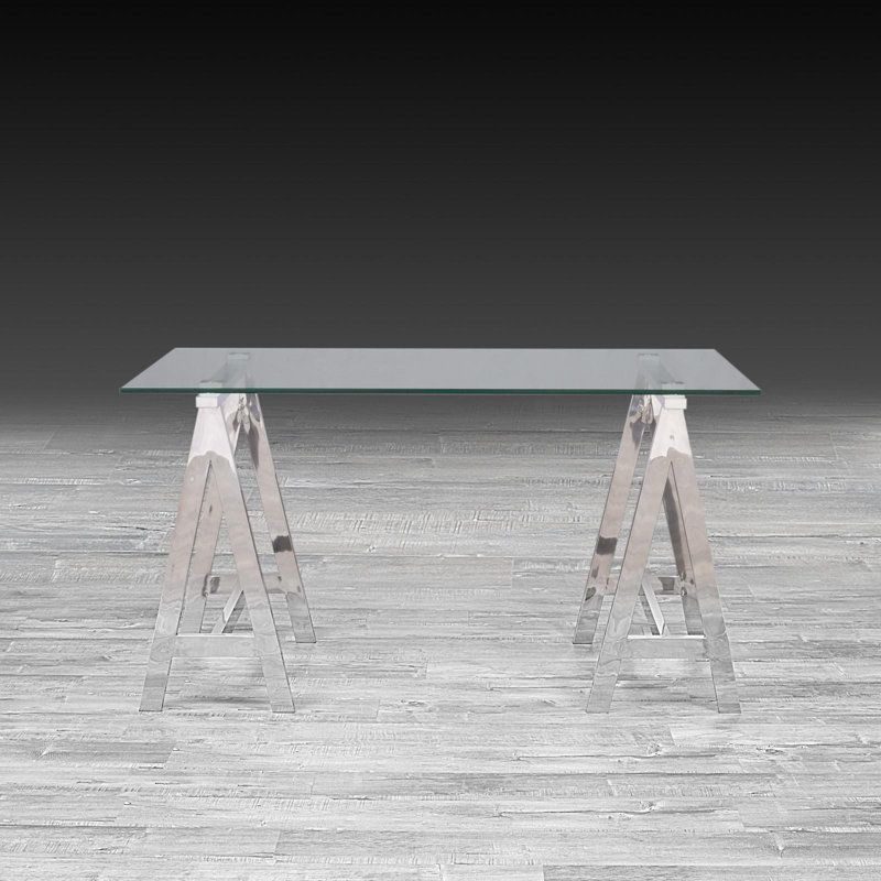 Bureau d’écriture Hacienda, Chrome poli
