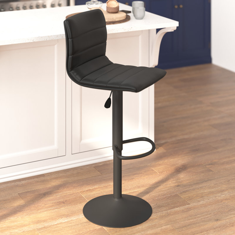 Tabouret de bar Ylani, Noir