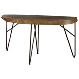 Dashrath 61'' Solid Wood Top Console Table