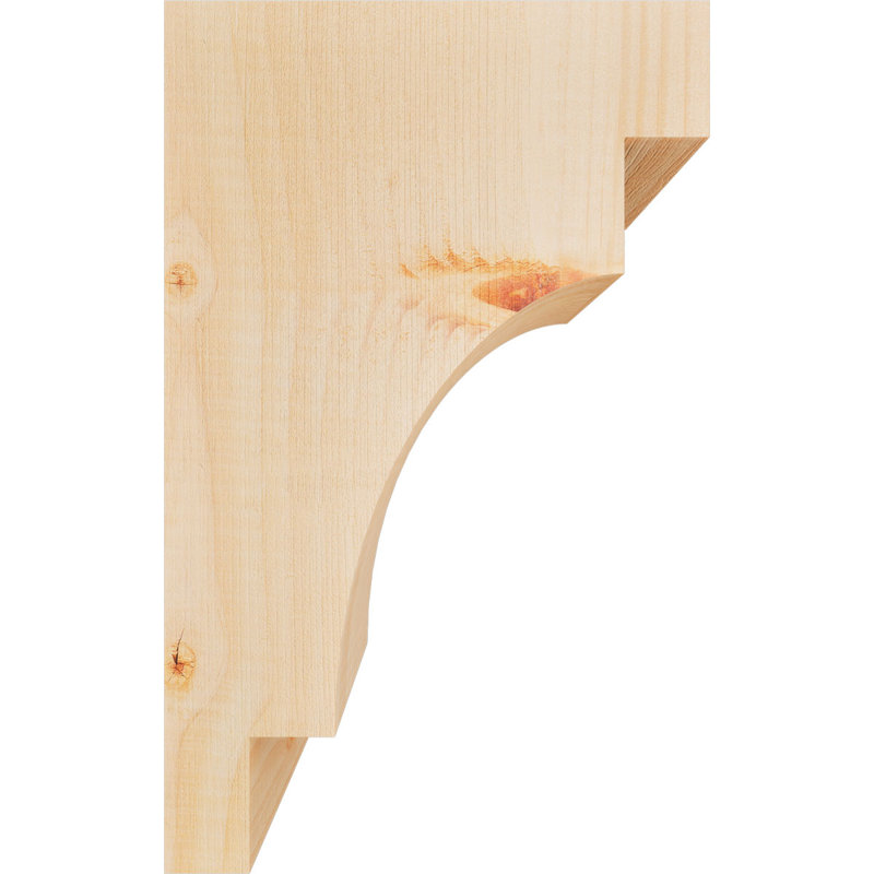 Corbeau méditerranéen, H 12 po x l 5,5 po x P 8 po, Sapin de Douglas, Lisse