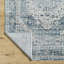 Tapis oriental en polyester tissé à la machine en taupe-1333130170