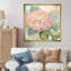 Rétro bouquet d'hortensias rétro pastel I sur toile-647301058-647301062