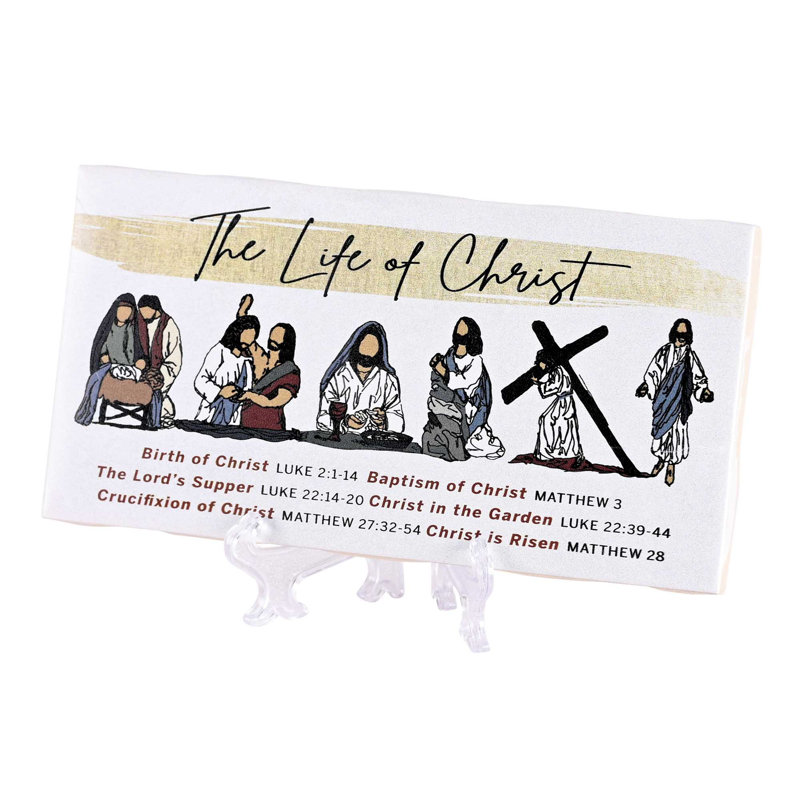 Plaque décorative Graesyn «The Life of Christ»