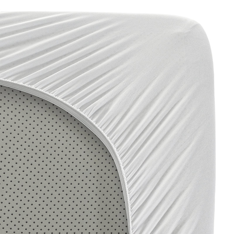 King White Bamboo Waterproof Mattress Protector