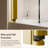 Bafv 34" W x 58" H Frameless Folding Tub Door with 1/4" (6mm) Thick Tempered Glass-112902413