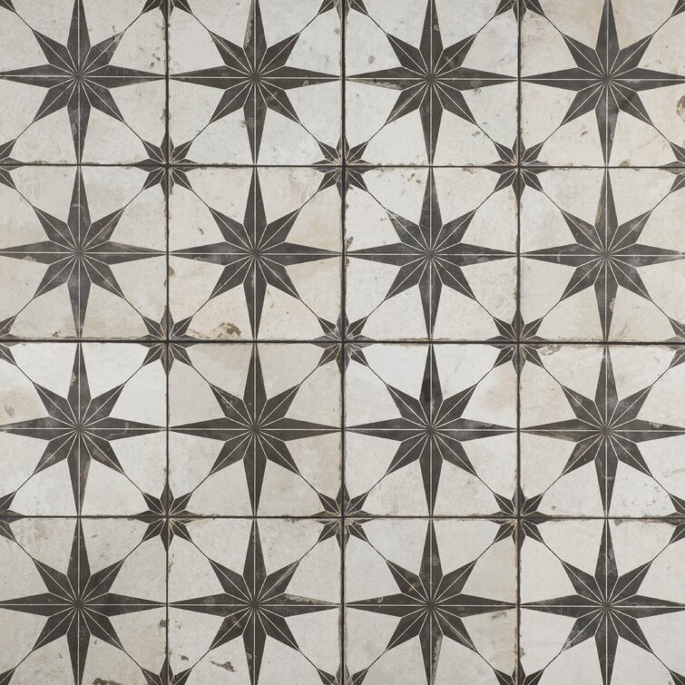 Kings 18" x 18" Ceramic Patterned Wall & Floor Tile