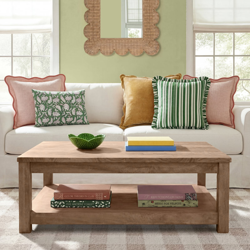 Eugen Solid Wood Top Coffee Table