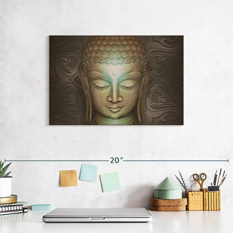Leisha Beige Buddha, 8" H x 12" W