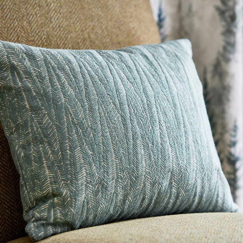 Beckett Fabric, Blue Clay