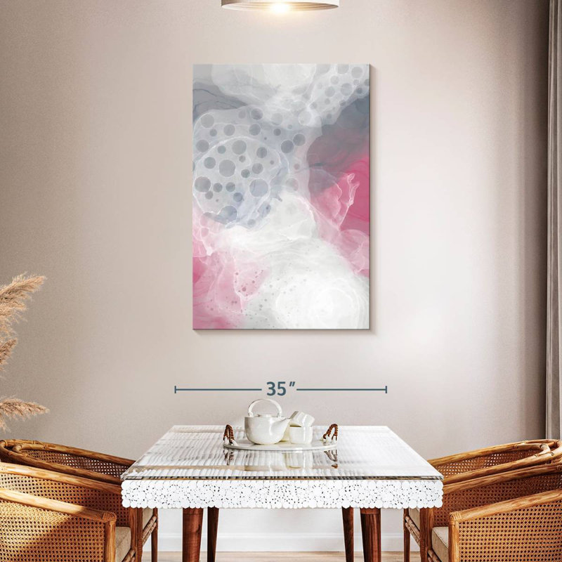 Avery Abstract Water Spots, 45" H x 30" W