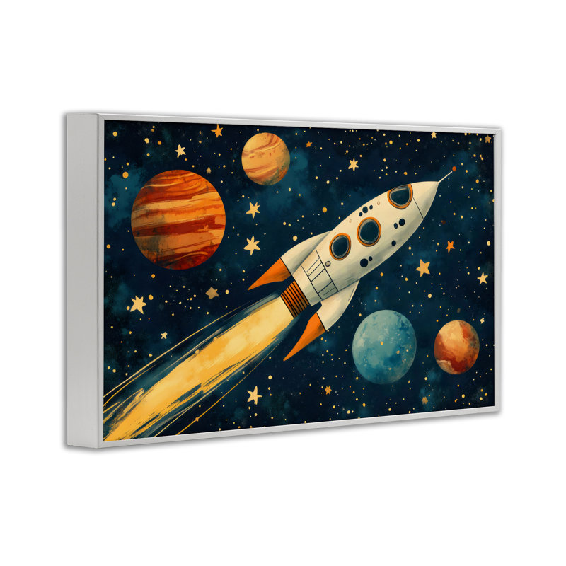 Giclée encadrée, conception par Creative Studio, H 12 po x l 18 po, Estampe numérique encadrée blanc bord de mer