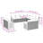  11 Piece Patio Sofa Set With Cushions Black Poly Rattan