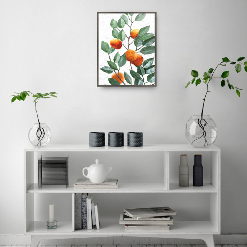 Tangerine Tree by Studio Arts Canvas Art Print