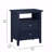 2-Drawer Bedroom Nightstand-1148398270