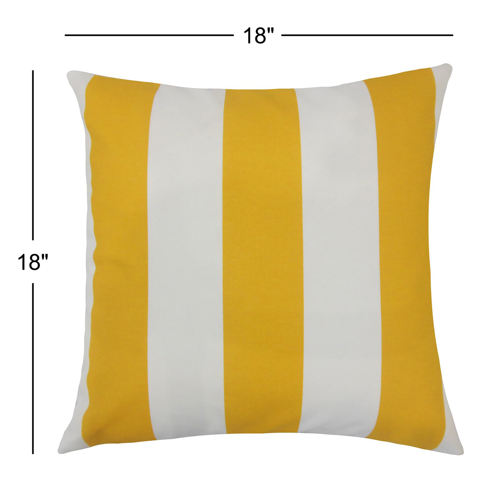 Throw Pillow, 18" H x 18" W x 5" D, Citrus