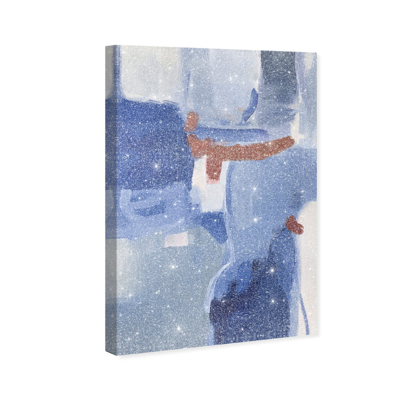 Painterly Brick Canvas Abstract Print by Oliver Gal, Black Frame, 10 x 15, 15"H x 10"W, Canvas Unframed