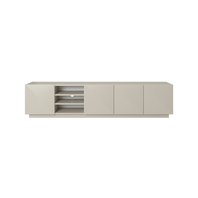 Augenijus Unfinished TV Stand for TVs up to 55", Cashmere