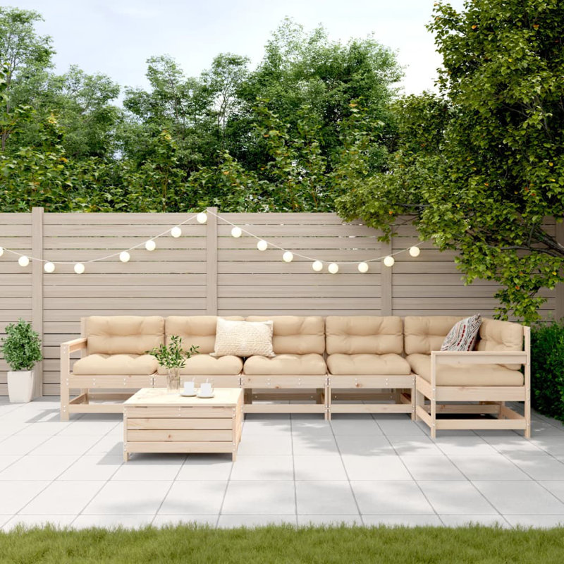 66 cm W L-Shaped Patio Sofa