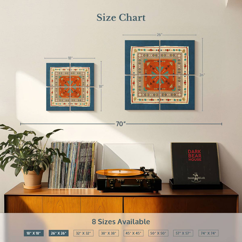 Lelar Southwest At Heart Tile V, H 26 po x l 26 po