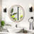 Round Wall Mirror For Bathroom Vanity, Wooden Farmhouse Circle Mirrors For Bedroom, Entryway, Living Room, Kithen Whitewash Edge Decorative Mirror For Home, Office-2066904274