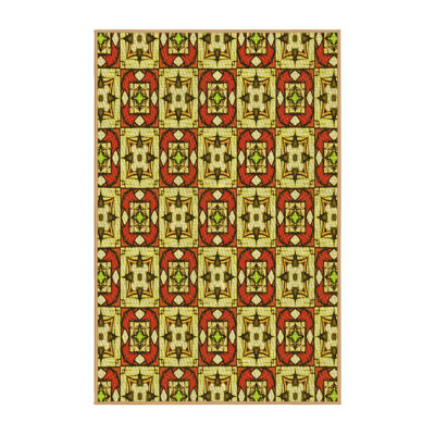 Performance Wool Geometric Indoor Rug
