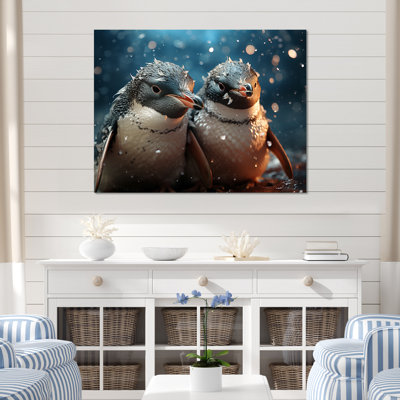 Penguin Festive Gathering - Penguinwall Art