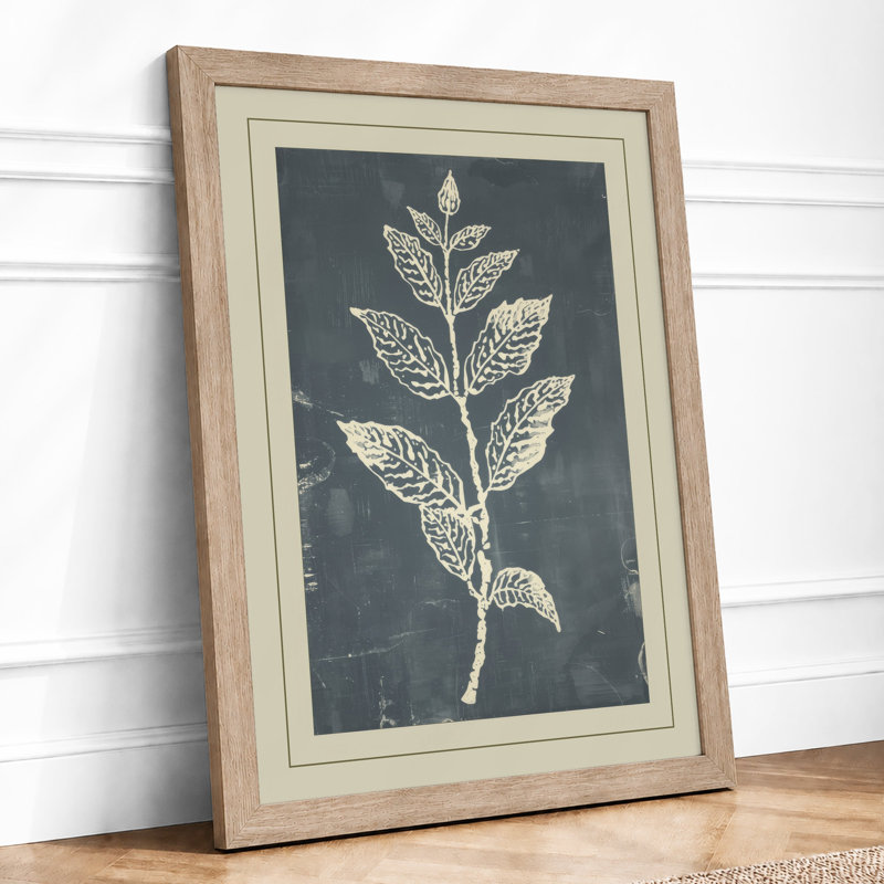 Study In Line Botanical - Print, Oak, A4 - 29.7 x 21.0 cm