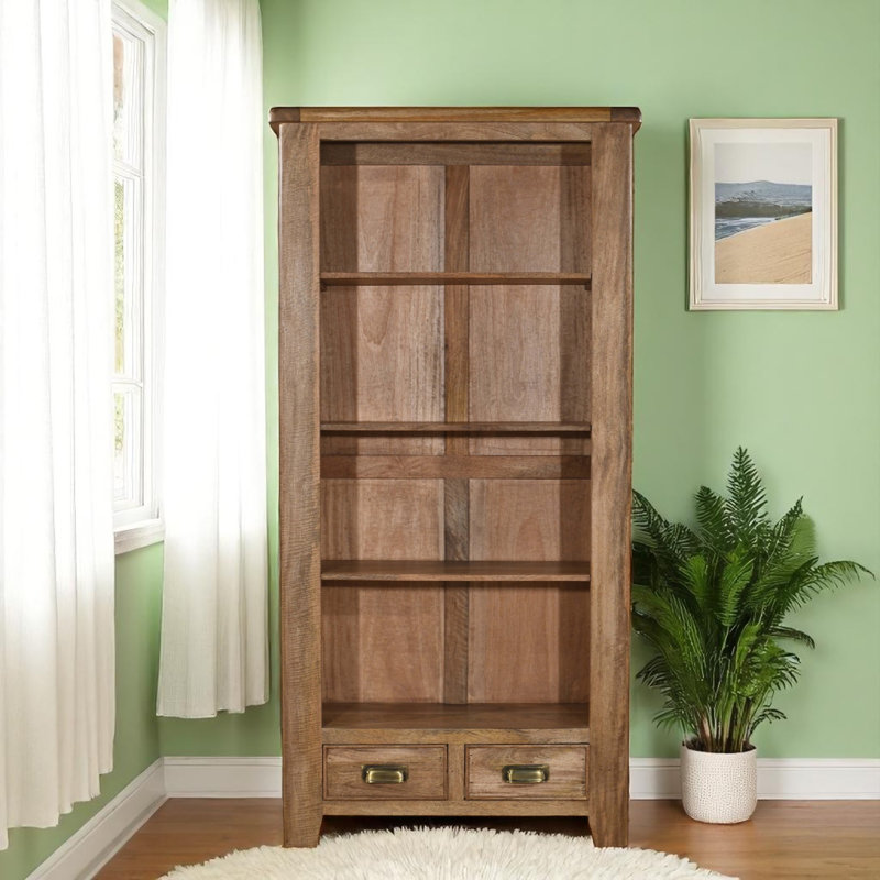 Dorchester 180 cm H x 90 cm W Solid Wood Standard Bookcase