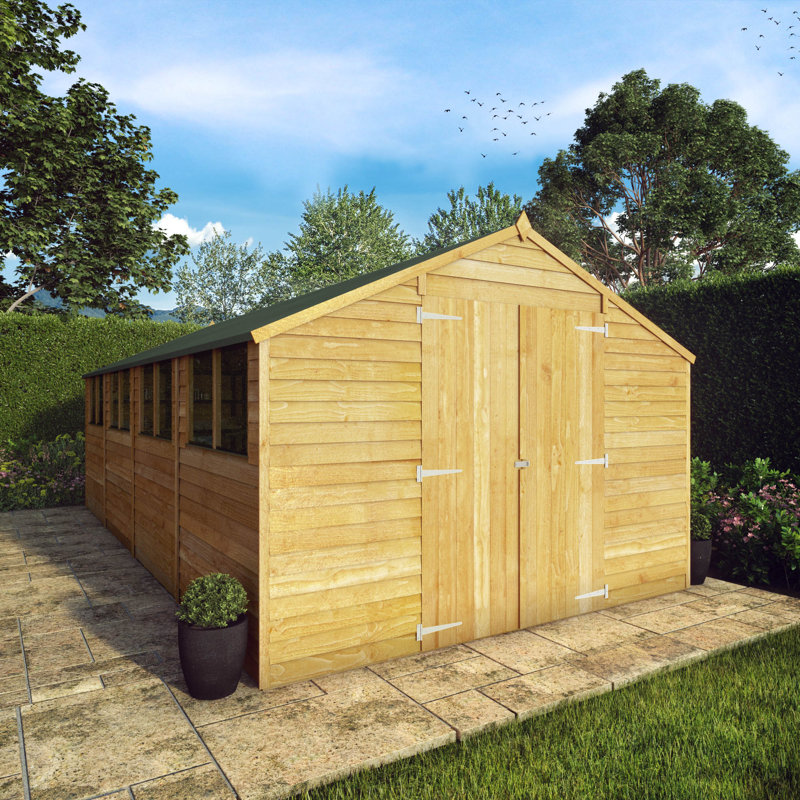 Mercia 20 x 10ft Overlap Apex Workshop, Yes