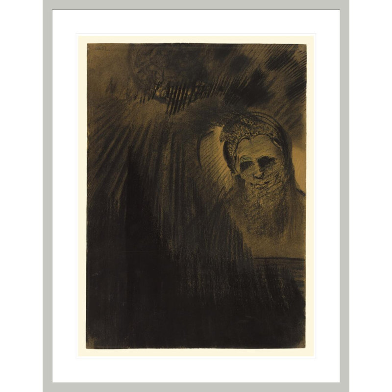 Apparition by Odilon Redon -Framed Giclee Print, 41.5" H x 32.48" W