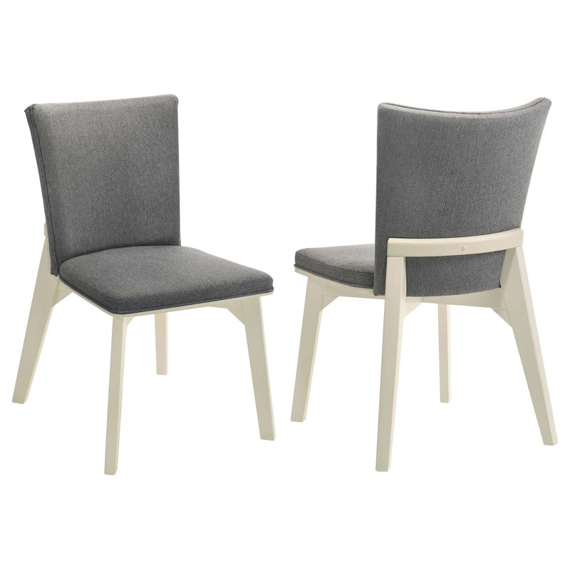 Ensemble de 2 chaises de salle à manger rembourrées à dossier solide