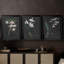 Orchid on Slate IV  -Custom Framed  Wrapped Gallery Canvas - 3 Pieces-1066624548-1066624550