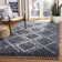 Strattford Pro Lux Shag 400 Performance Geometric Rug