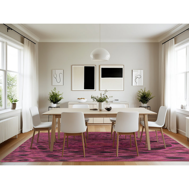 Geometric Indoor Rug, Rectangle 7' x 10'