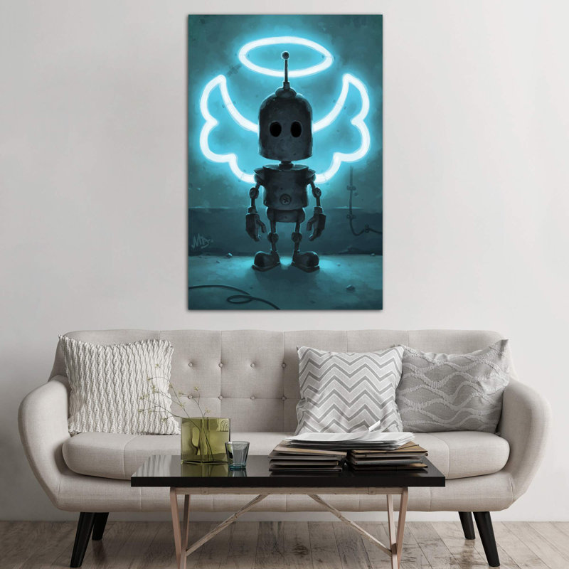 Divinity par Matt Dixon - impression d'art graphique, H 60 po x l 40po x P 1,5 po, Toile tendue