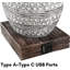 Lampe de table USB Chester