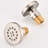Brushed Nickel Shower System With 2 Heads, Body Jet And Included Arm Single Faucet In Materials Hand-120883117