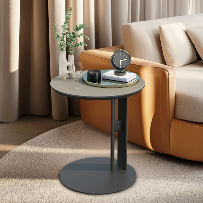 Corvyn Frame End Table, Grey
