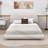 Milenka Upholstered Platform Bed with Curve-Shaped Headboard-1909223395-1909223406