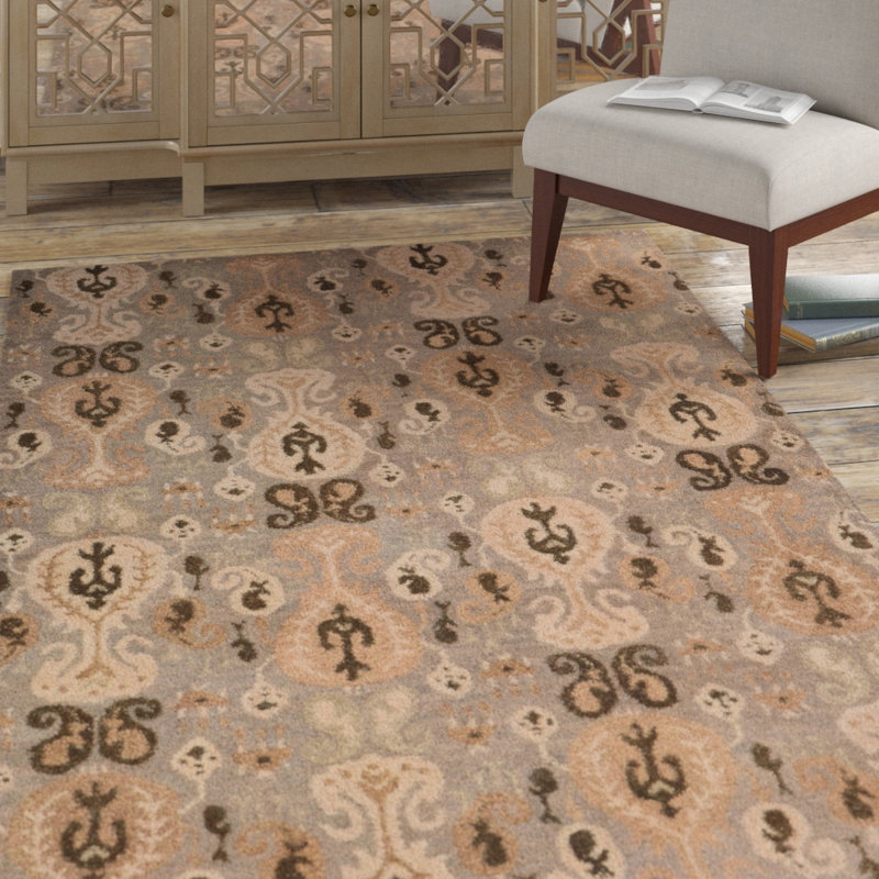 Acaia Wool Paisley Indoor Rug, Rectangle 8' x 11'