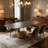 70.9" Modern Dining Table Sintered Stone Matte Black Surface With U-shape Stainless Base-- Arrtle Furniture