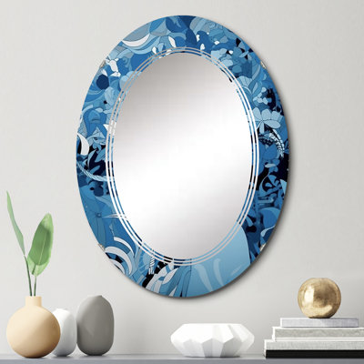 Craginorne - Miroir mural moderne ovale