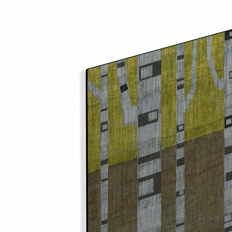 Brayden Studio «Fall Birches» par Michelle Calkins, art mural en métal, H 12 po x l 12 po