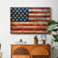 Toile tendue Barnwood Old Glory-Gallery - prête à être accrochée-705040851